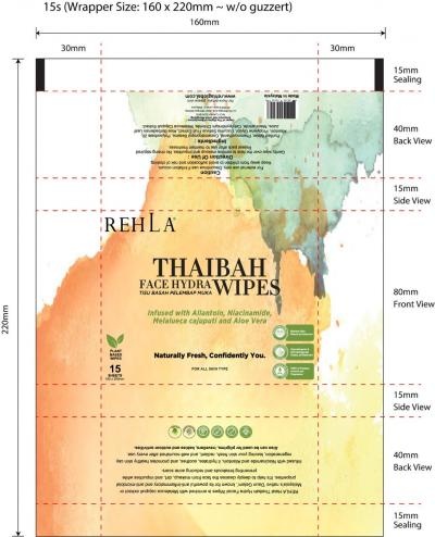 REHLA THAIBAH HYDRA FACE WIPES